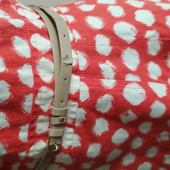 Eliza J Polka Dot Sleeveless A-Line Cotton delightful party  Dress Size 14 - Picture 6 of 11